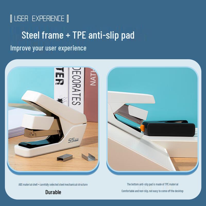 Deli 55-Page Effort-Saving Stapler