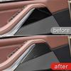 Car Styling Door Armrest Decals Decoration Cover Trim For BMW X5 G05 -2024 Carbon Fiber Color Interior Accessories