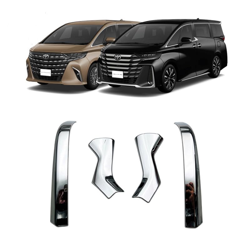 MEKOMEKO Toyota Alphard 40 Series Exclusive Side Mirror Door Mirror Under Line Garnish Dress Up Exterior Parts ABS Resin 4PCS Alphard 40 Series June