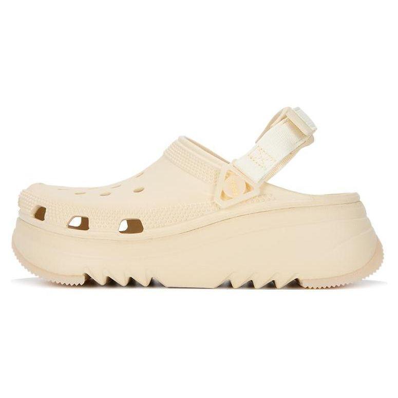 Crocs Eva Non-Slip Wear-Resistant Clogs 5Cm Unisex Clogs Beige 208365-108