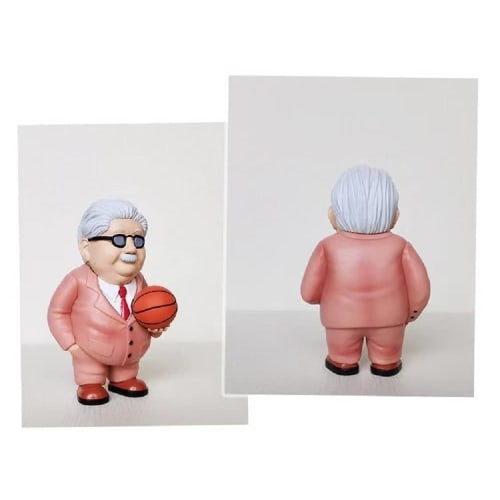 SLAM DUNK Anime Doll Mitsuyoshi Anzai Version Statue Doll Sculpture Decoration Toy Model Figure Height 8-9cm Slam Dunk Anzai Sensei