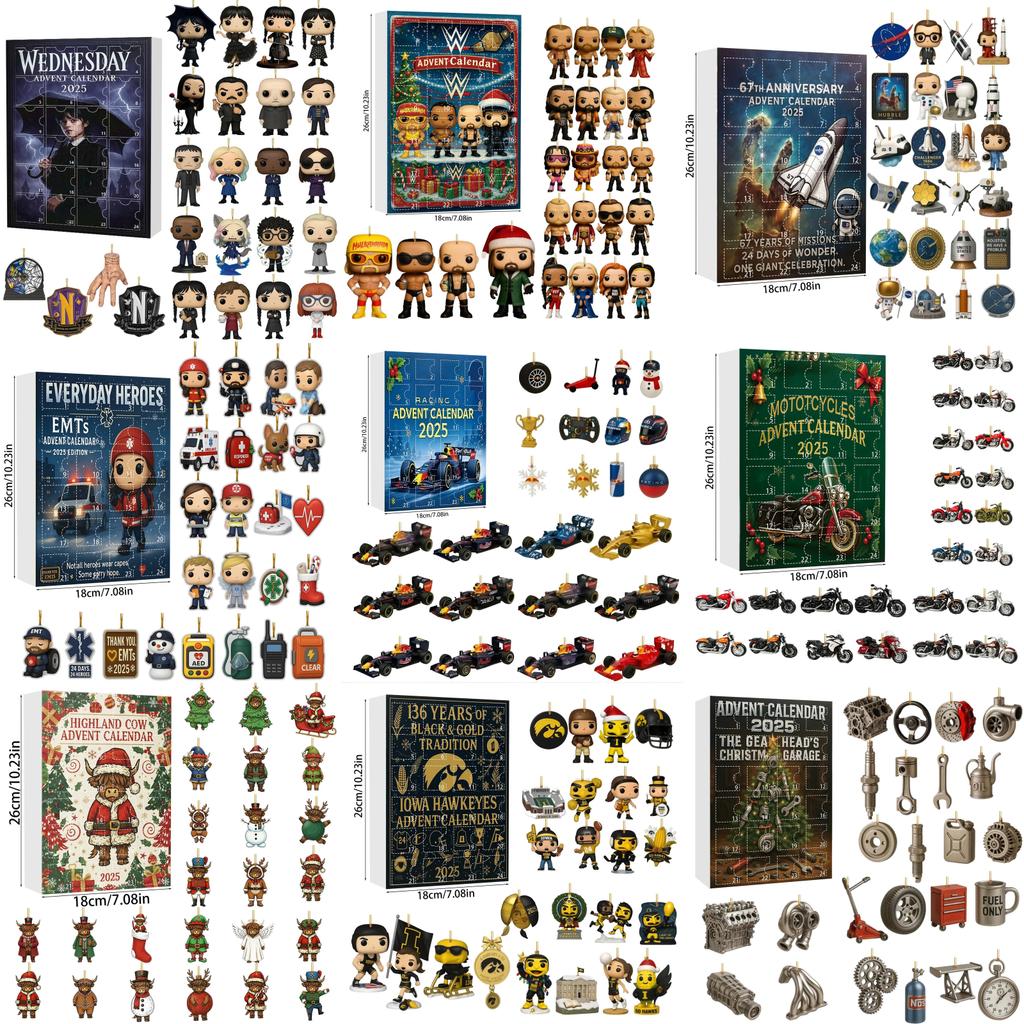 Série Vesmír Farma Téma Wwe Šampion Vánoční Adventní Kalendář Slepý Box Pro Sváteční Oslavy A Obdarování