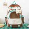 Children's Schoolbags  Elementary School Students  Junior High School Girls  High School Students Splicing Backpacks