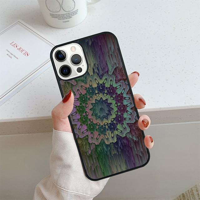 

MARBLE MANDALA FLOWER FLORAL Phone Case For iPhone 17 Air 14 15 16 13 12 Cover For Apple Pro Max Plus iPhone 13