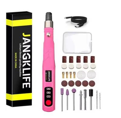 Mini Cordless Rotary Tools USB Charging Grinder Set Wireless Engraving Pen DIY Polish Rotary Carve Tool Set