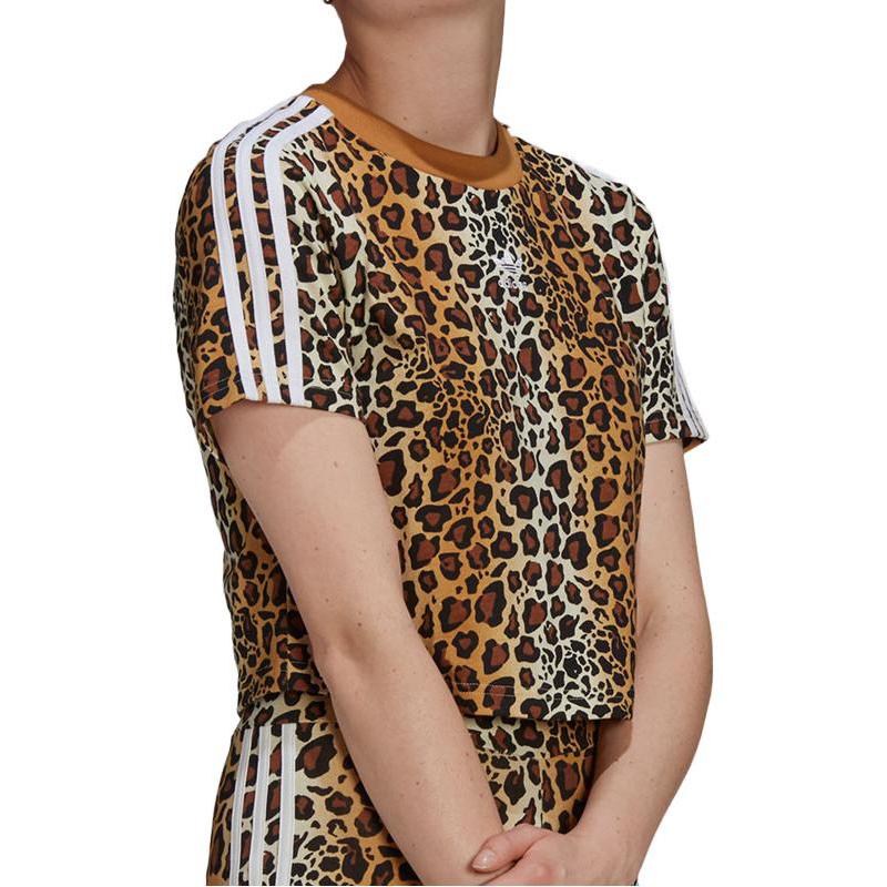 adidas Originals T Shirt Women's Leopard Print HB4755