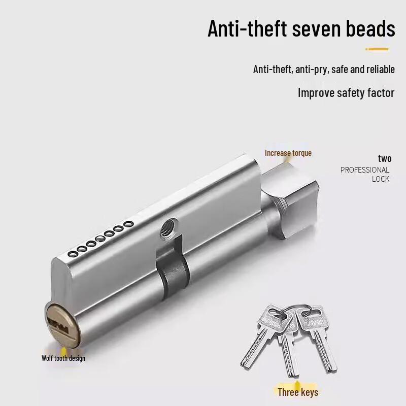Adjustable Panel Stainless Steel Interior Door Lock