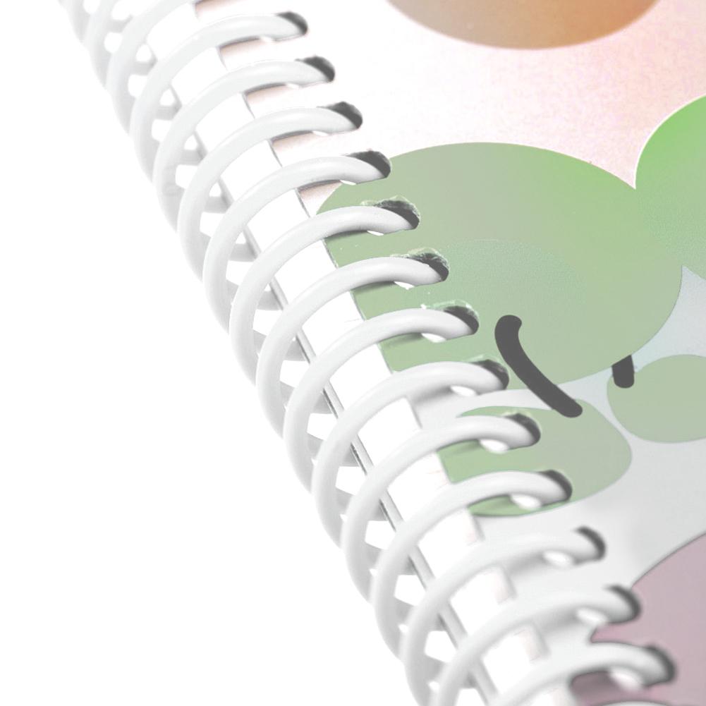 20pcs 30 Hole LoosE Leaf Plastic Binding Ring Spring Spiral Rings for A4 Paper 11mm White