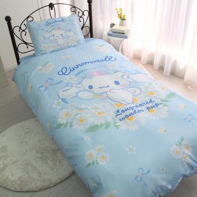 Cinnamoroll Nevresim Takımı Tek Kişilik 3 Parçalı Takım Nevresim Takımı Nevresim Takımı Yastık Kılıfı Character Goods SS-21-211-41