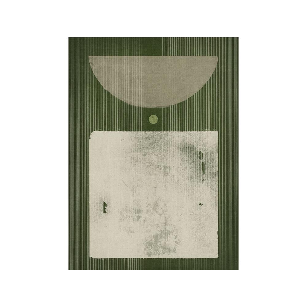 

Луна Солнце Зеленый Современный Абстрактный Пейзаж Плакат Простота Печать Современное Искусство Картина На Холсте Настенная Картина Декор Гостиной 21x30cm No Framed