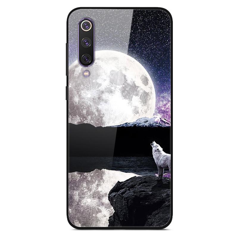 For Xiaomi Mi 9 Mi9 SE Tempered Glass Case Hard Cover Phone Case For Xiaomi Mi 9 SE Mi9 T 9T Pro Cases Redmi Note 9S 9 S Cover