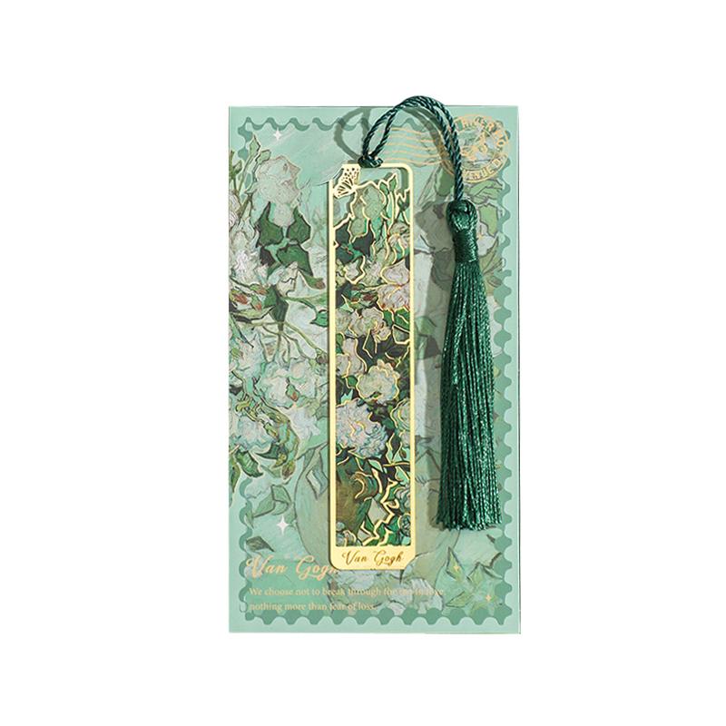 

Металлическая закладка в виде подсолнуха, креативная расписная подставка для книг в китайском стиле, подвеска с кисточкой, детские канцелярские принадлежности для школы и офиса