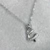 Trendy Chain Necklace Elegant Fashion Necklaces Christmas Tree Pendant Necklace