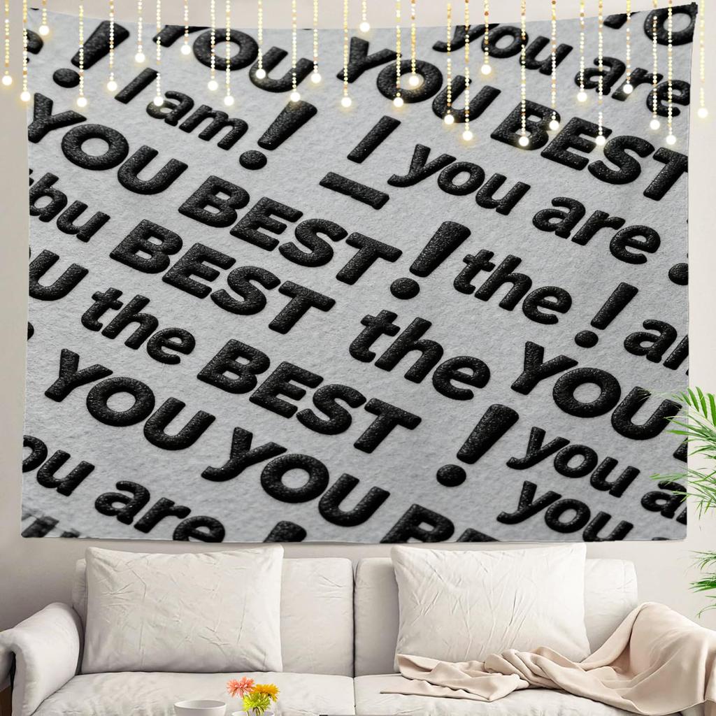 Graffiti Abstract Tags Wall Tapestry Letters Without Meaning Hand Street Wall Hanging Large Tapestry Decoration Polyester Fiber
