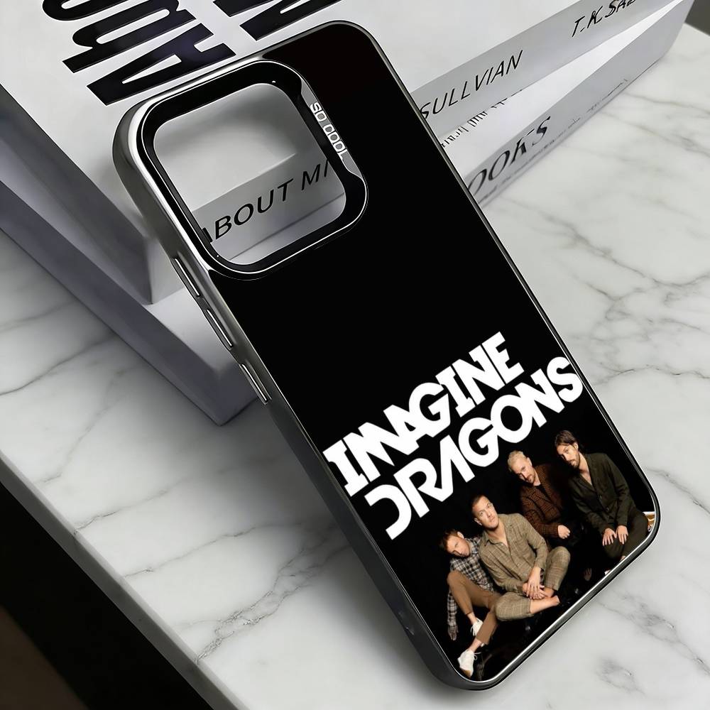 

I-Imagine D-Dragons Phone Case For iPhone 17,16,15,14,13,12,11 Plus,Pro Max,XS,Colorful Silver Phone case Funda Cover iPhone17PRO