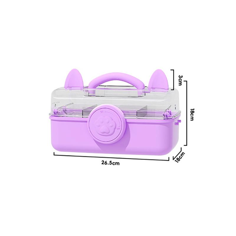 Multi-Layer Hairpin Storage Box Cute Girls Jewelry Box Children'S Hair Accessories Storage Box Portable Toy Storage Box