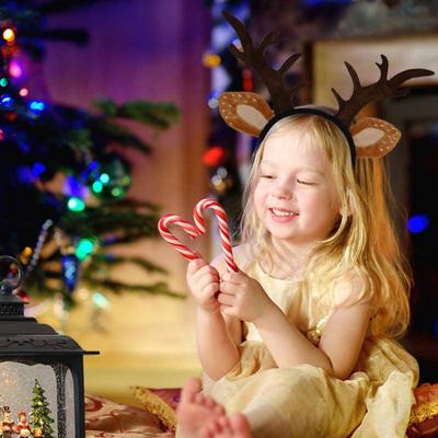 2Pcs Deer Antlers Headband Christmas Cosplay Hair Hoop Adults Realistic Reindeer Horns