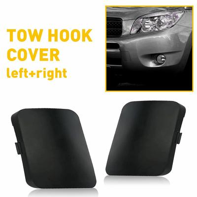 Bumper Tow Hook Cover Cap Front Left & Right For Toyota RAV4 2006-2008