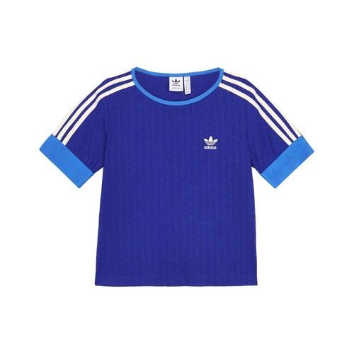 adidas Originals American Retro Short Sleeve T-Shirt Women s Blue XS синий