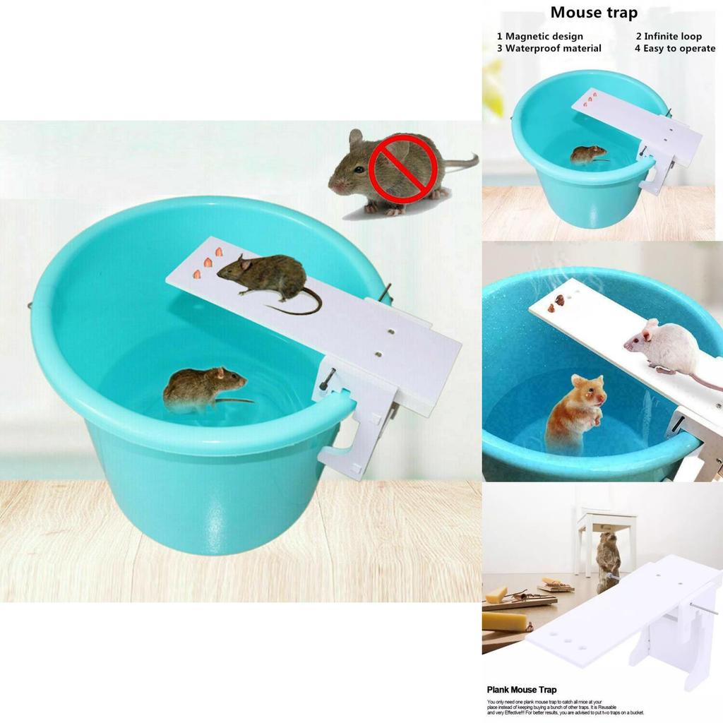 Past Chytit Myš Krysa Past Chytit Prkno Humánní Kbelík Myši Auto Nový Reset