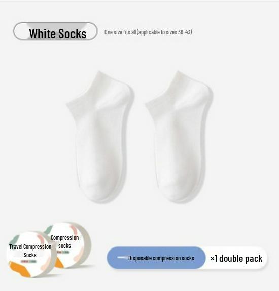 

Одноразовые компрессионные носки унисекс: Дышащий, Влагоотводящий, Не требующий стирки для военных тренировок, деловых поездок и повседневного использования.
