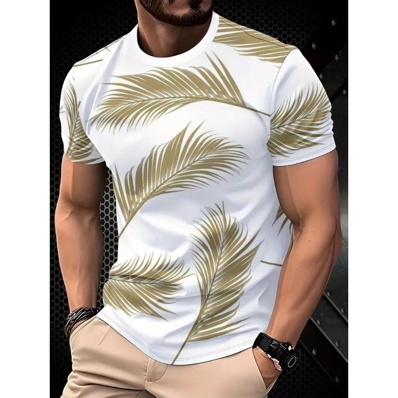 

Men s sports short sleeves designed with 3D patterns 5XL
