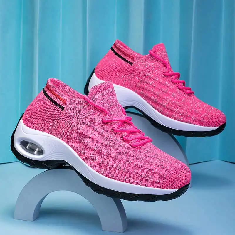 Fashion Winter High Sole Hiking Boots For Women Mining Top Sale Life Sneakers Hiking Shoes Woman Sports Global Brands College Luxe