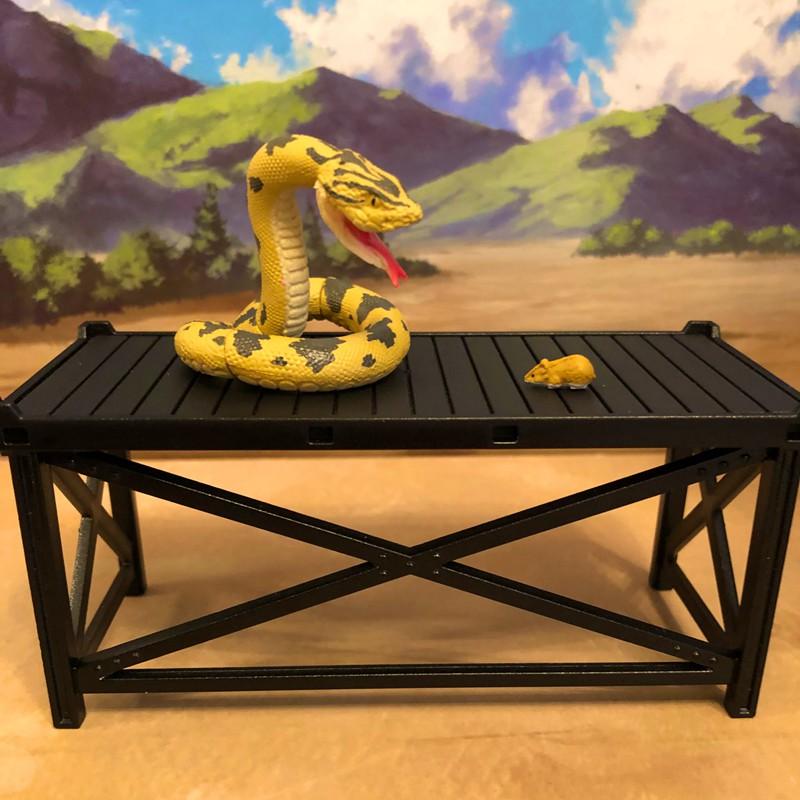 GACHA Ecological Atla FIGURE Encyclopedia of Dangerous Organisms Shark Crocodile Turtle Brown Bear Rattlesnake ACTION Figure Toy