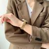 Irregular Square Metal Band for Apple Watch iWatch Series 12 11/10 Stainless Steel Link Bracelet Silver 38-49mm