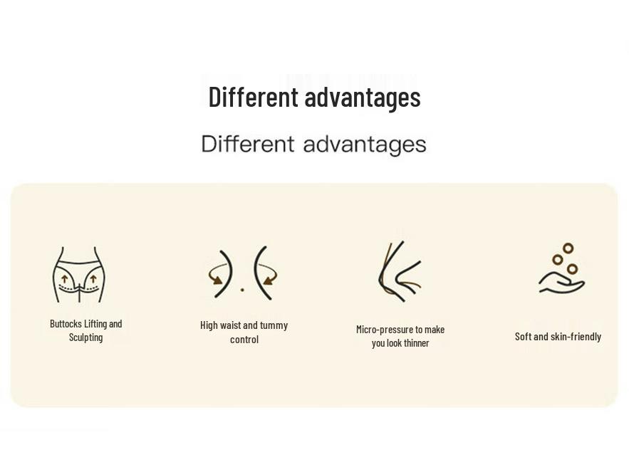 Langsha Women's High-Waist Fleece-Lined Faux Sheer Tights