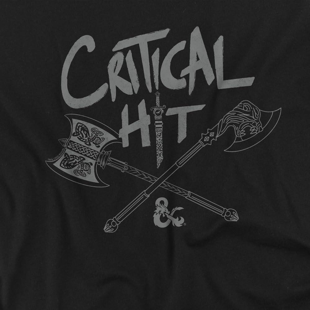 Dungeons & Dragons Mens Critical Hit Doodle T-Shirt