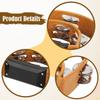 Double Row Tambourine Percussion Instrument Versatile Handheld Metal Ergonomic Grip for Kids Adults