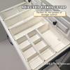 1PC Telescopic Pull-out Storage Box Drawer Plastic Organizer for Bedroom Study Cosmetic Partition Home Storage Solution