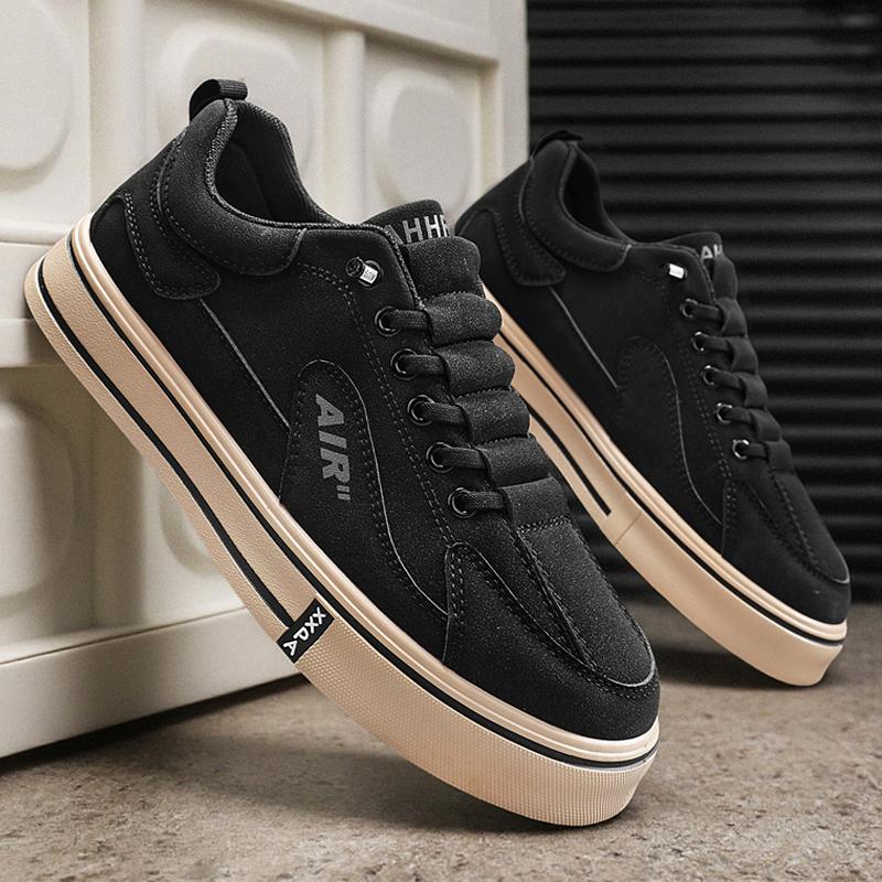 Fashion Platform Mens Casual Sport Shoes Breathable Lightweight Walking Sneakers Comfortable Non-slip Board Shoes Athletic Shoes