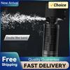 3 In 1 Fish Tank Filter Silent Mini Aquarium Filter Waterproof Aquarium Water Purifier Submersible Water Purifier for Fish Tank