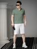 European Station 2025 Summer New Style Men's Trendy Printed Short Sleeve Polo Shirt Slim Fit Half Sleeve T-Shirt