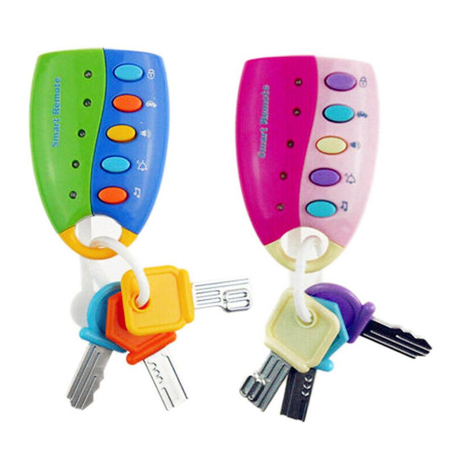 Baby Toy Musical Car Key Vocal Smart Remote Car Vois Pretend Play Educational Toys For Children Baby Music Toys