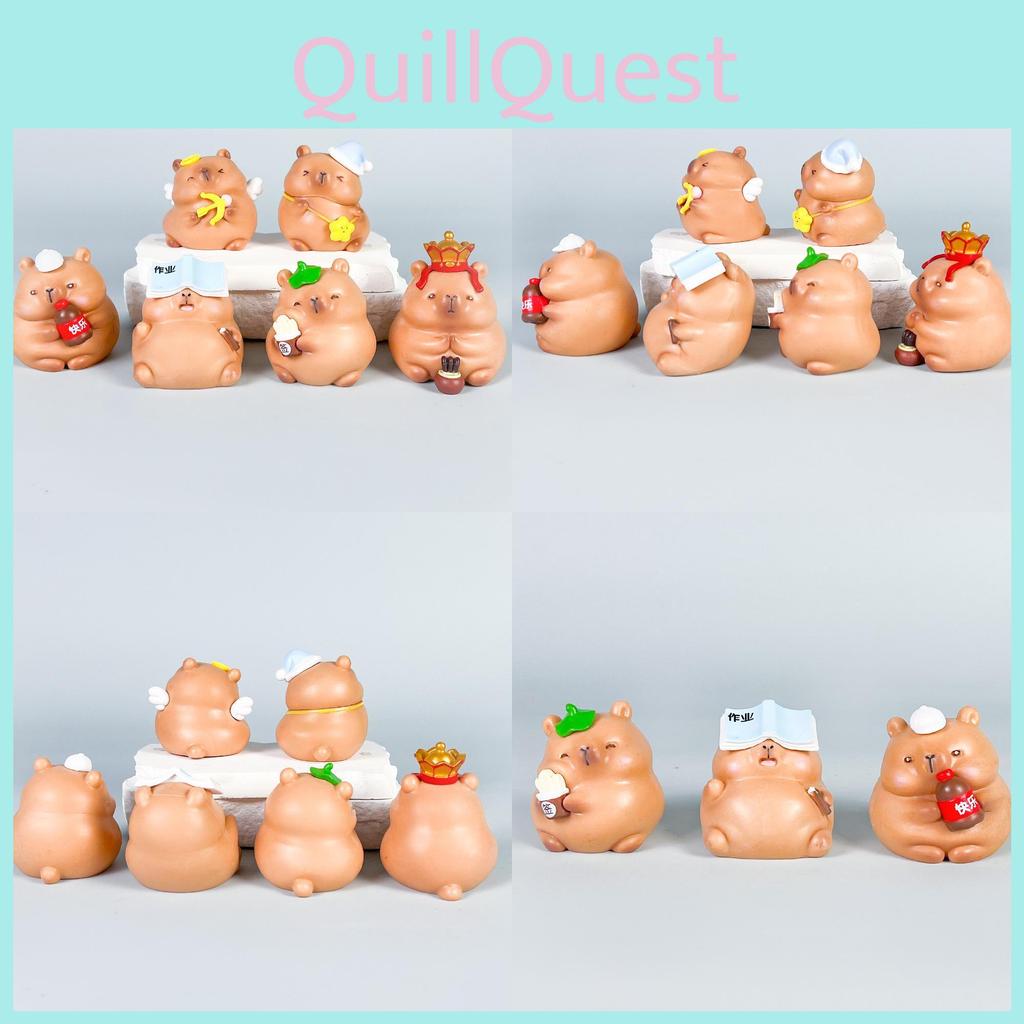 Capybara Pvc Anime Figurine With Cute Appearance For Collectors And Fans