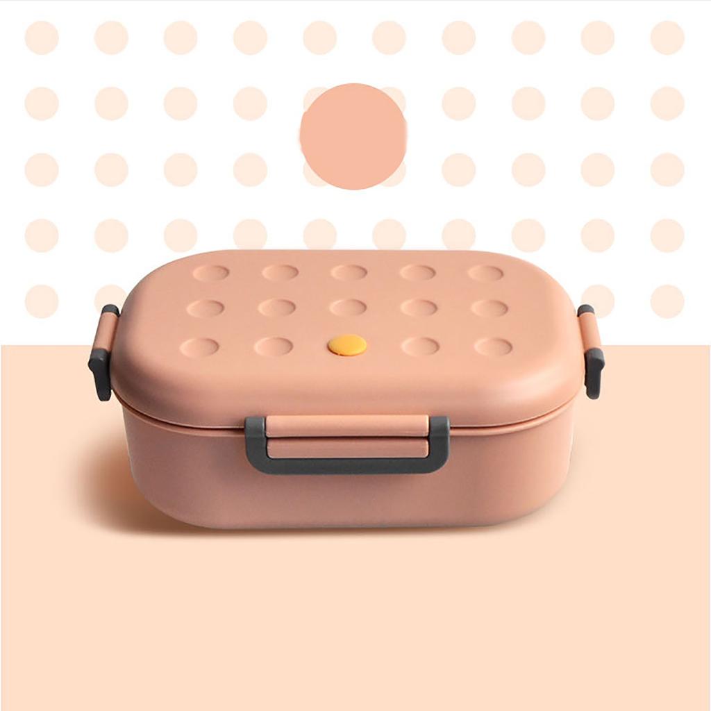 Adult Student Lunch Box Silicone Vent Plug Compartment Separation Lunch Box