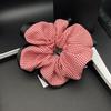 2024 Retro Classic Houndstooth Hair Tie: Large Intestine Ring for Women's Ponytail - Simple & Stylish