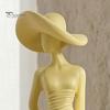 Goddess Statue Decor Woman Statue, Resin Art Sculpture for Living Room Mantel Shelf Decor, Modern Female Exquisite Carved Sculptures Figurine,