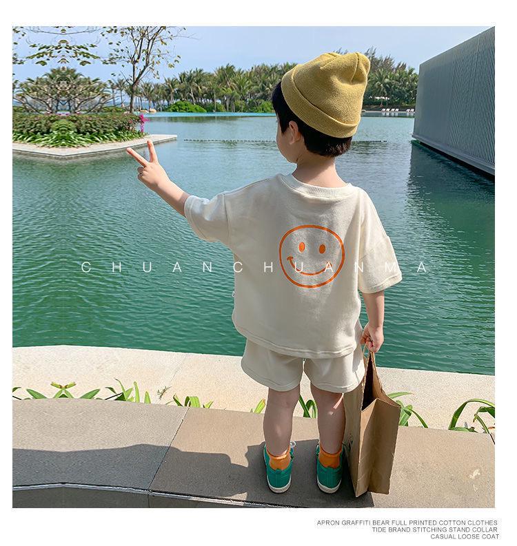 Stylish Boys' Summer Suits 2024: New Short-Sleeved Children's Outfits