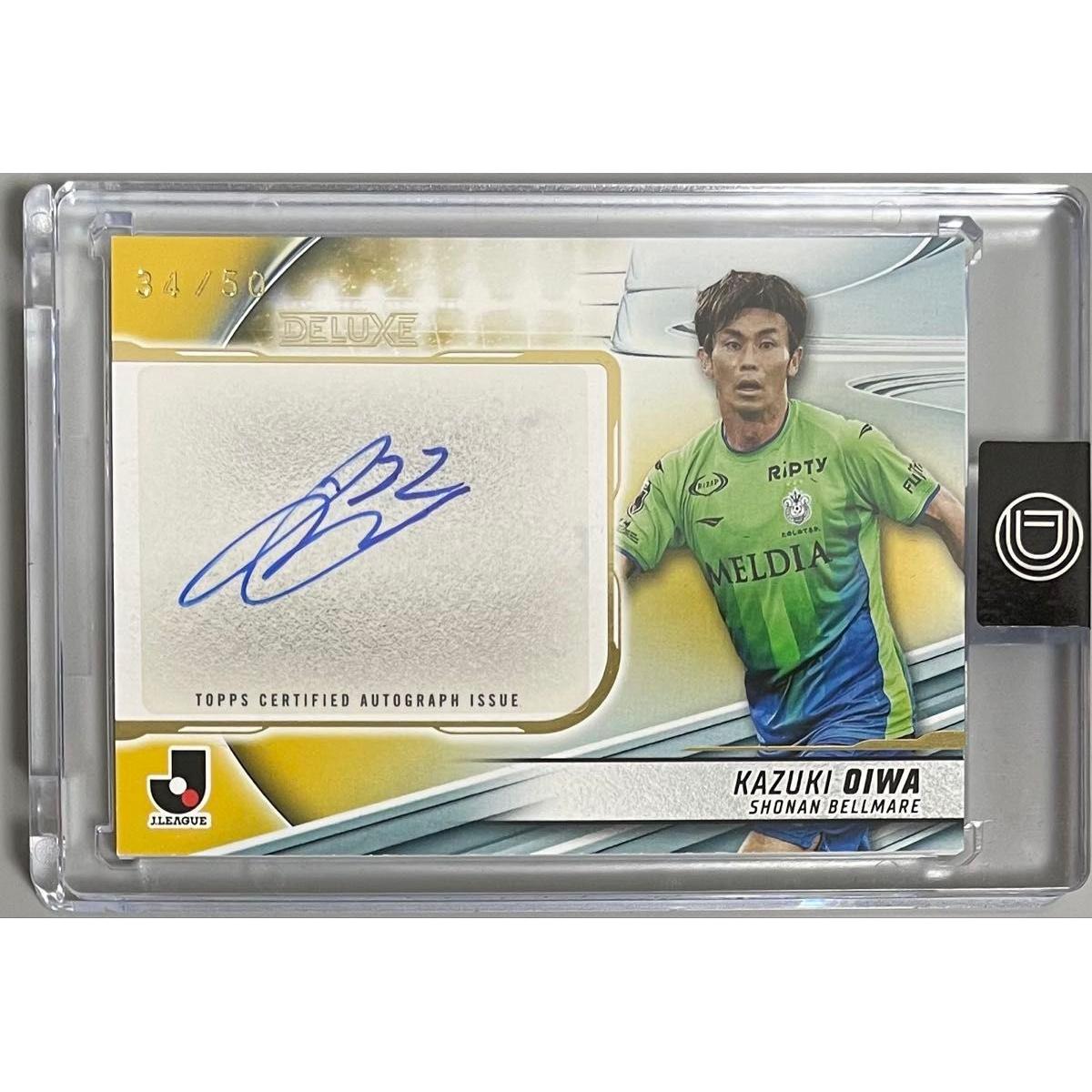 Used [J League] topps DELUXE J League / Kazuki Oiwa / Autograph / 50 shillings
