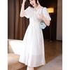 D.F.DEAR French V-Neck A-Line Dress