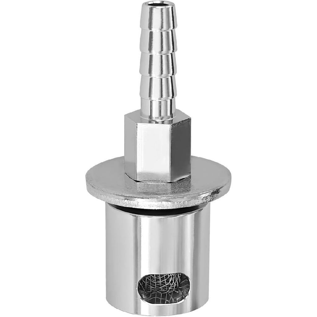 Remote Mount Vent Valve for Fuel Tanks, 5/16" Hose Barb Fitting Fuel Tank Vent Check Valve Fits for Holley 19-174