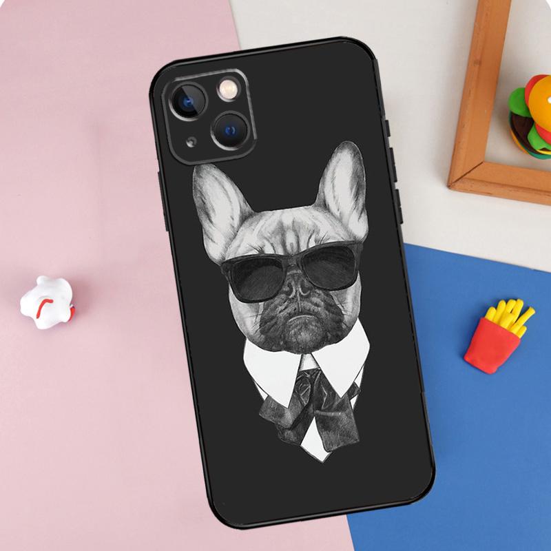 French Bulldog Phone Case For iPhone 16 Pro Max 11 12 13 14 15 Pro Max Mini XR 15 16 Plus 16e Cover Shell