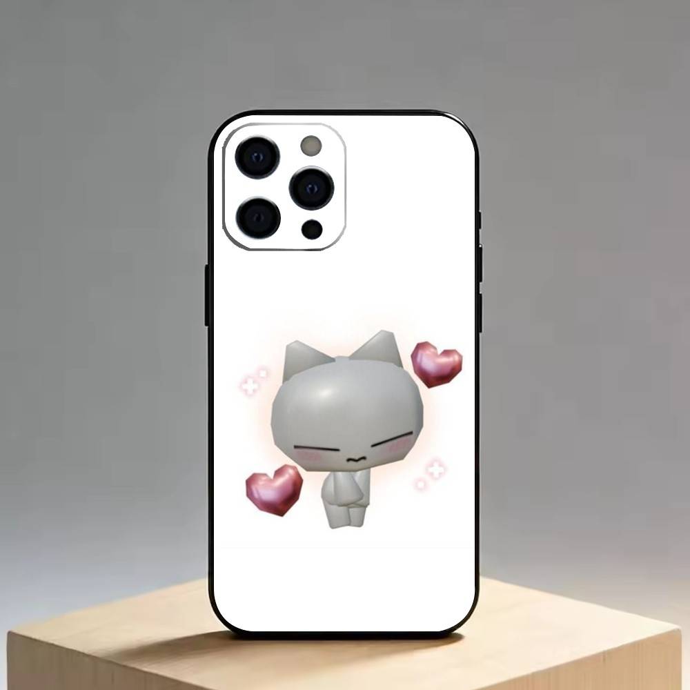 Cute Music cat Phone Case For iPhone 17, 16,15,14,13,12,11 Plus,Pro Max, Others Soft Black Cover