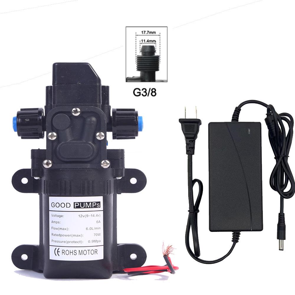 12V DC High-Pressure Self-Priming Diaphragm Pump with Smart Backflow for Drinking Machines and Water Purifiers