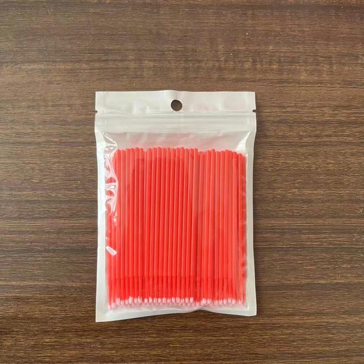 100 Purple Nano Cotton Swabs: Eyebrow, Eyeliner Correction, and Disposable Makeup Brushes