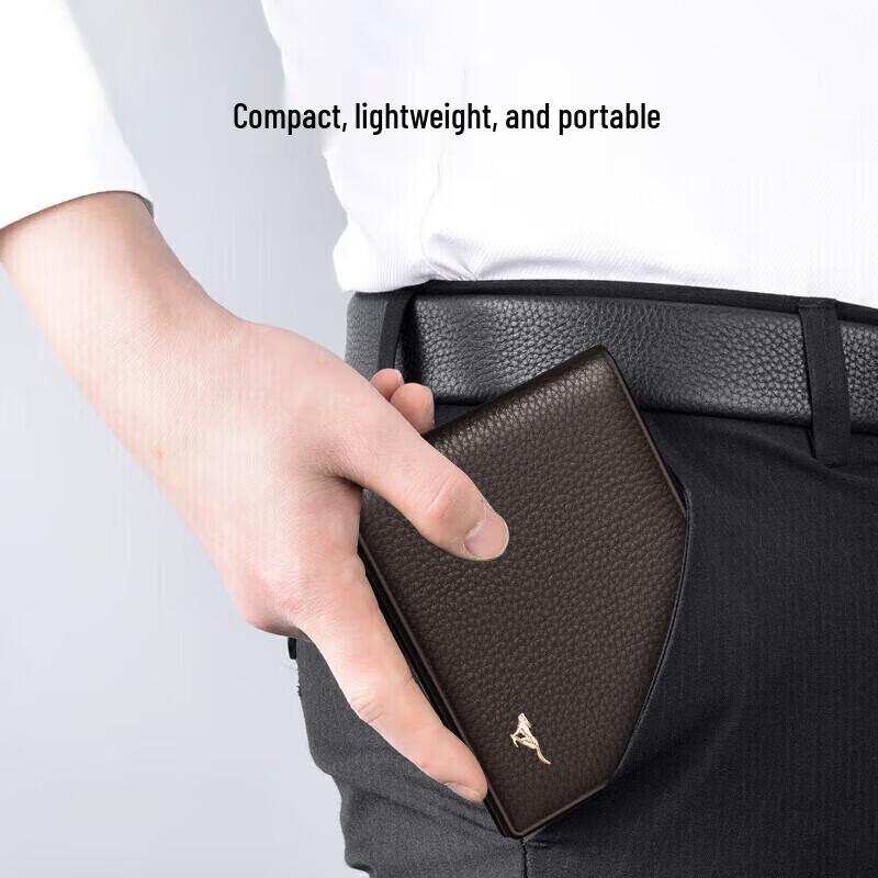 Seven Wolves Men's Genuine Leather Bi-fold Wallet